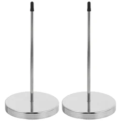 Soporte de Metal para recibos de 2 piezas, husillo de control para restaurante, escritorio, horquilla, notas, billete de oficina