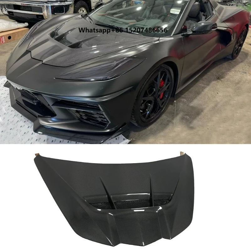 Double-Sided Carbon Fiber Hood Front Hood Car Bumper