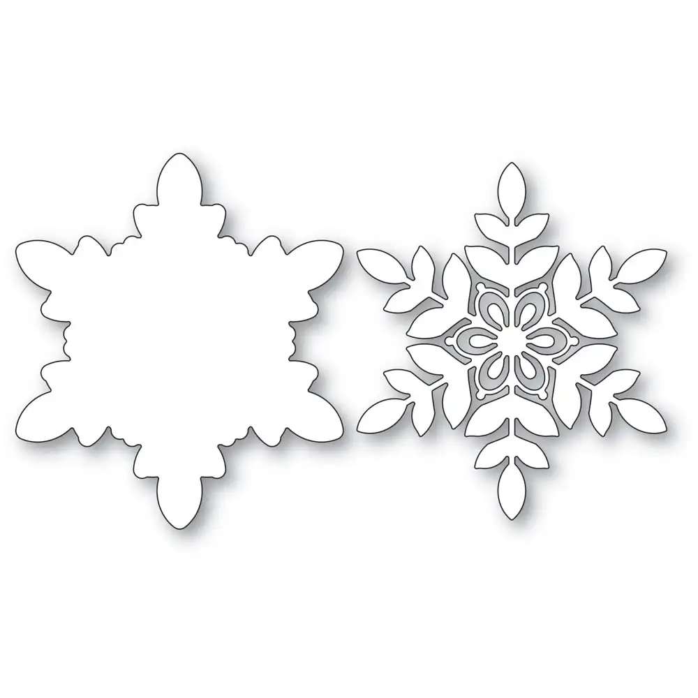 2023 AliliArts Metal Cutting Dies Aurora Snowflake diy Scrapbooking Photo Album Decorative Embossing PaperCard Crafts Die