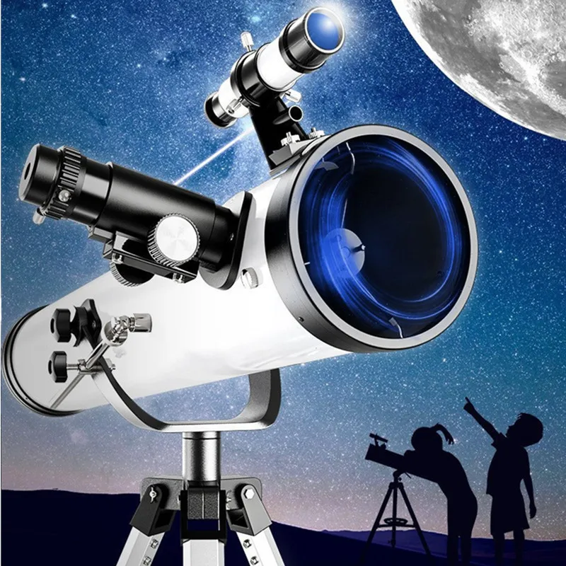 Imagem -04 - Telescópio Monocular Astronômico Profissional Grande Abertura Observação de Pássaros 114 mm 35x875x F70076