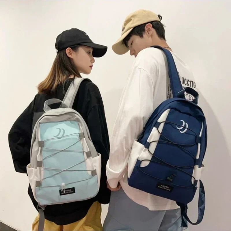 High Quality Fashion Simple Casual Style Backpack New Hot Selling High Capacity Versatile Youth School Student Backpack 2024