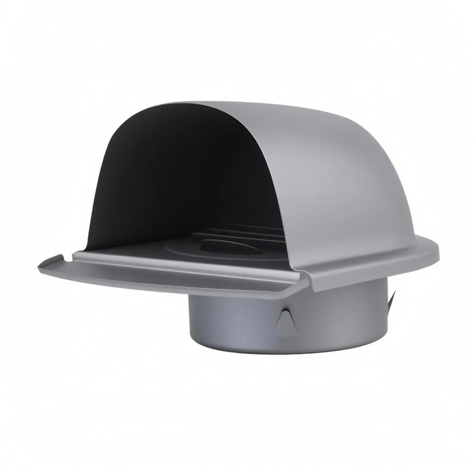 Grooved Wall Ventilation Hood U Shape Stainless Steel Exhaust Cap for Range Hood Laundry Venting Fresh Air System