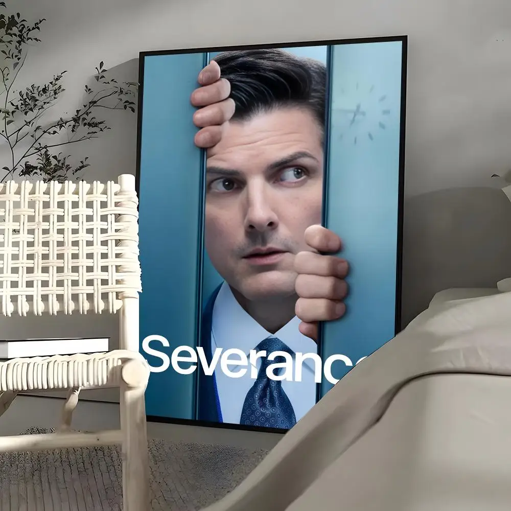 S-Severance Tv Poster HD Art Sticky Wall Waterproof Home Living Room Bedroom Bar Aesthetic Decoration