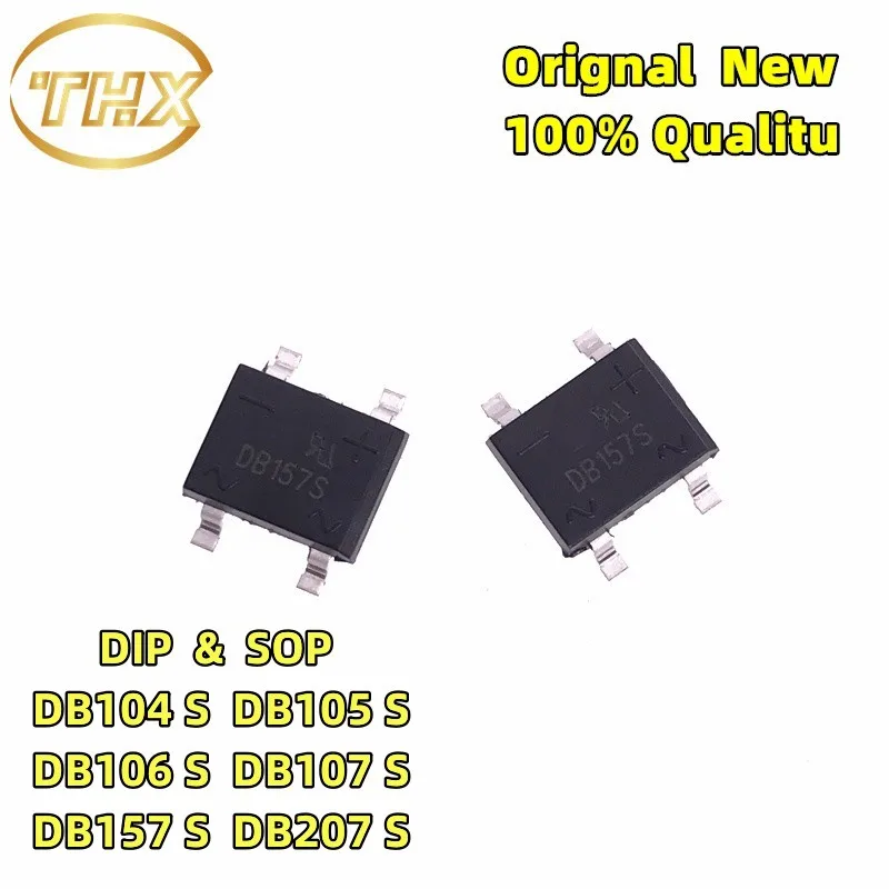 

10 Pièces DB104S DB105S DB106S DB107S DB157S DB207S SOP4 DIP4 Original Rectifier bridge