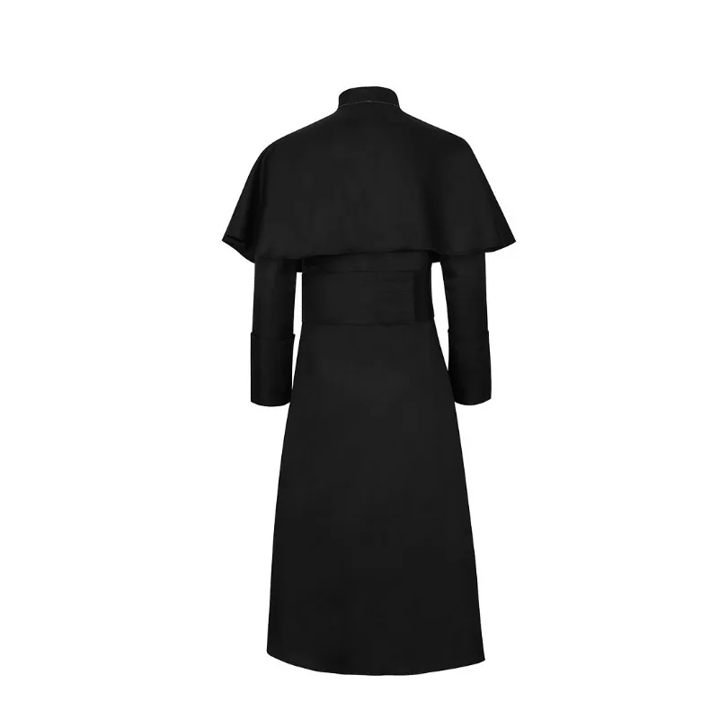 Sacerdote medievale mago pastore costumi Halloween morte Robe Cosplay pastore set per uomo donna Costume medievale muslimah Disfraz