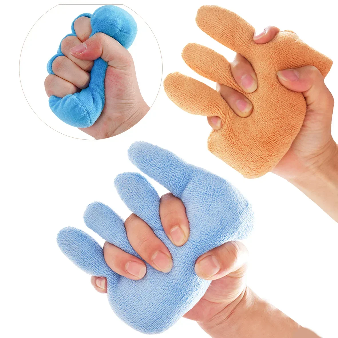 Cuscino per contractura delle mani Impugnature per il palmo Dispositivo per l'allenamento riabilitativo delle dita Separatore delle dita Strumento per la prevenzione delle contracture