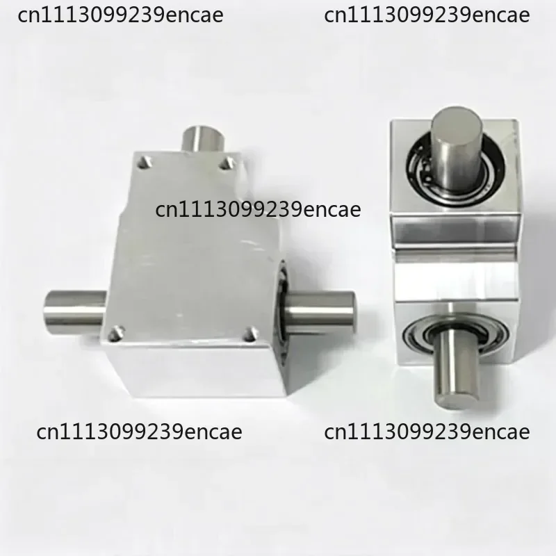 90 degree T-type gearbox 1:1 axis 12 small single output stainless steel optical axis machining custom motor motor
