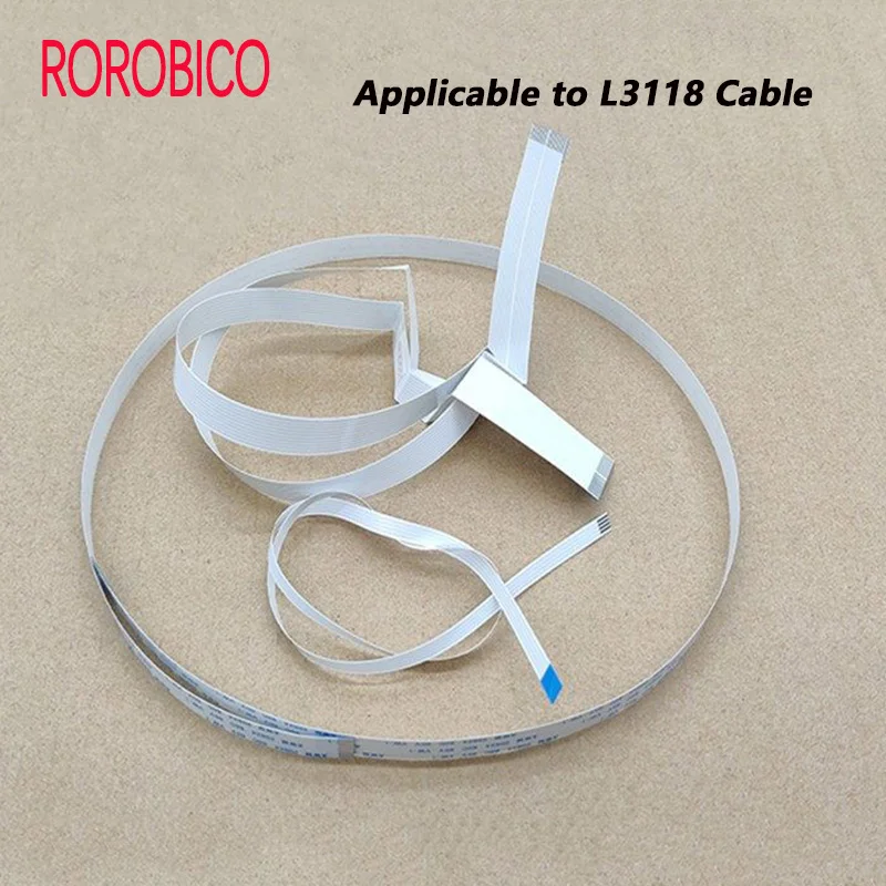 

2PCS Printhead Cable Flat Head Sensor Scan Cable Carriage Sensor Cable for Epson L3158 L3108 L3153 L3119 L3118 L1118 Printer