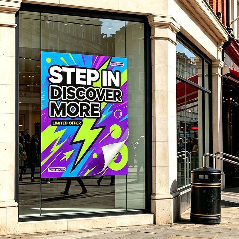 Any Size 100cm Custom Picture Advertising Hotel Shop School Fast food Event Recruitment Promotional Discounts Business Activitie