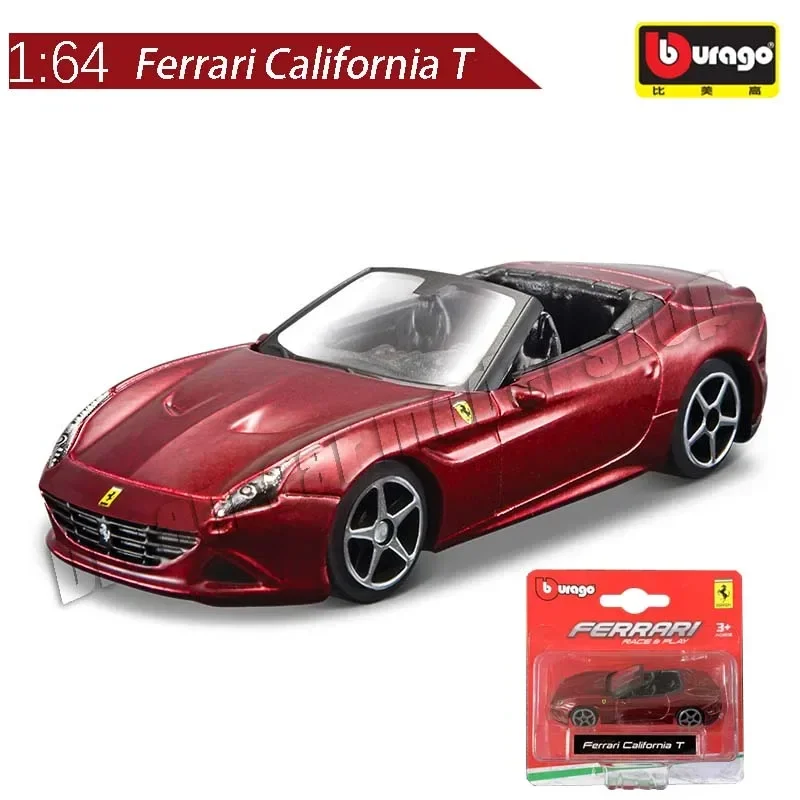 نموذج سيارة من سبيكة Bburago-Cast ، سلسلة Ferrari ، شو GTB ، Pista F50 ، 488GTB ، F12TDF ، هدية خاصة قابلة للتحصيل ، 1:64