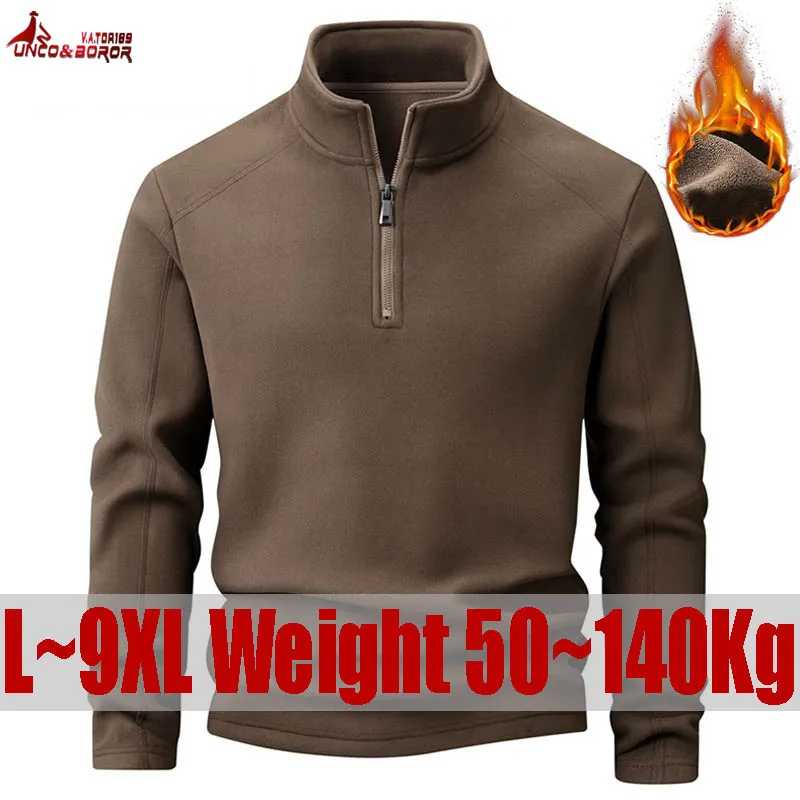 

Plus Size 7XL 8XL 9XL Autumn Winter Tactical Hiking Fleece Jacket Men Casual Sweatshirt Coats Male Hunting Sports Bomber Jackets