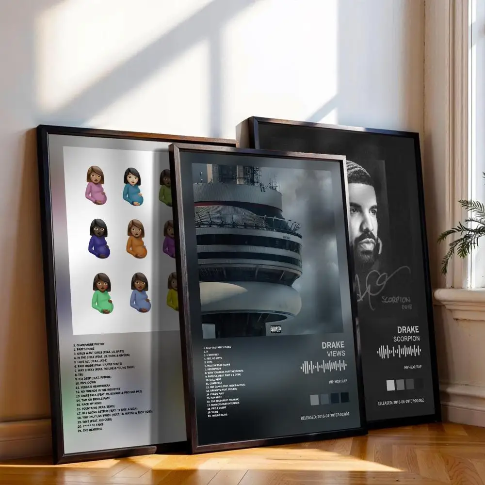 Drake Poster Music Album Cover For Room Canvas Painting Print Art Home Wall Decor Picture Gift