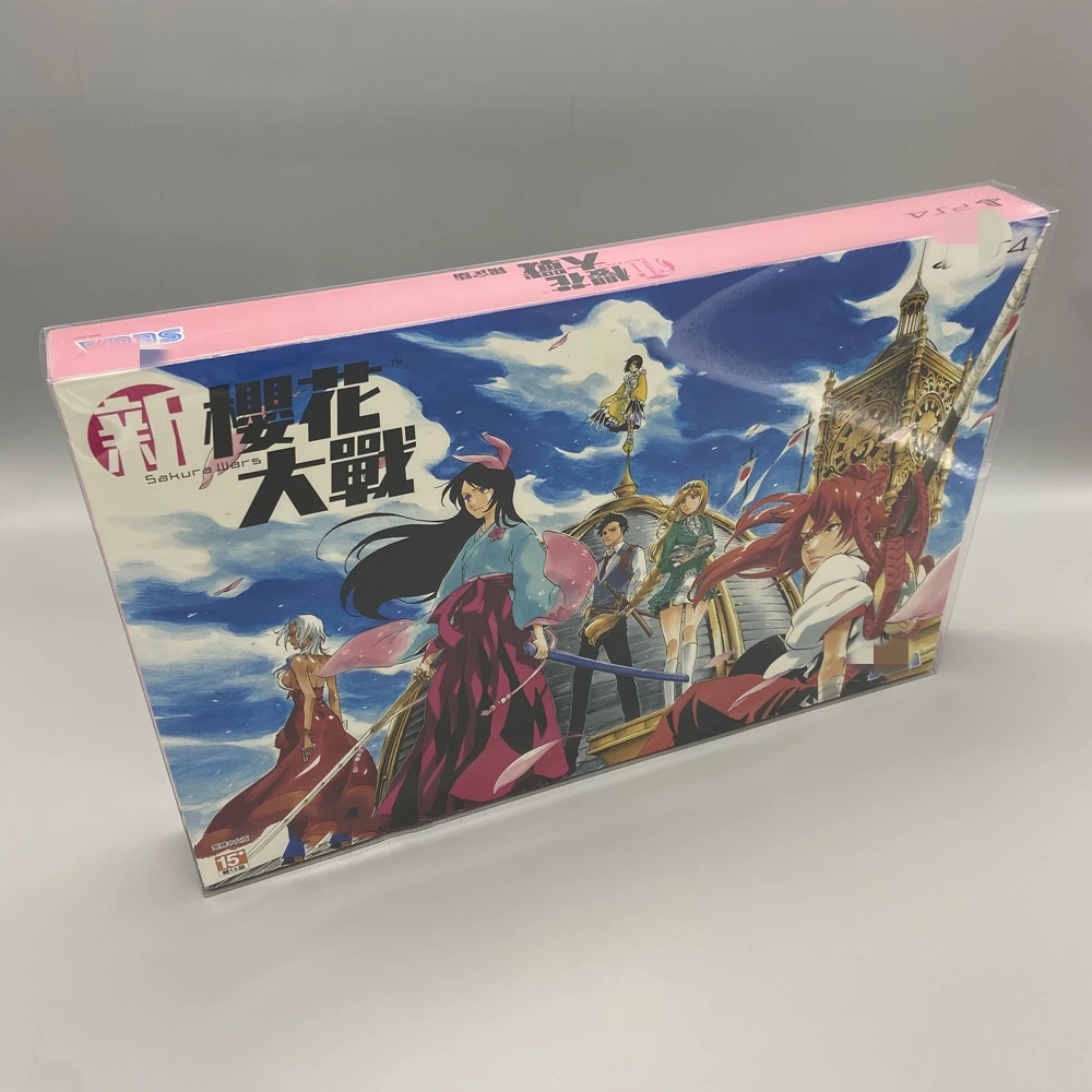 Collection Display Box For Sakura Wars/Sony PlayStation 4/PS4 Game Storage Transparent Boxes TEP Shell Clear Collect Case