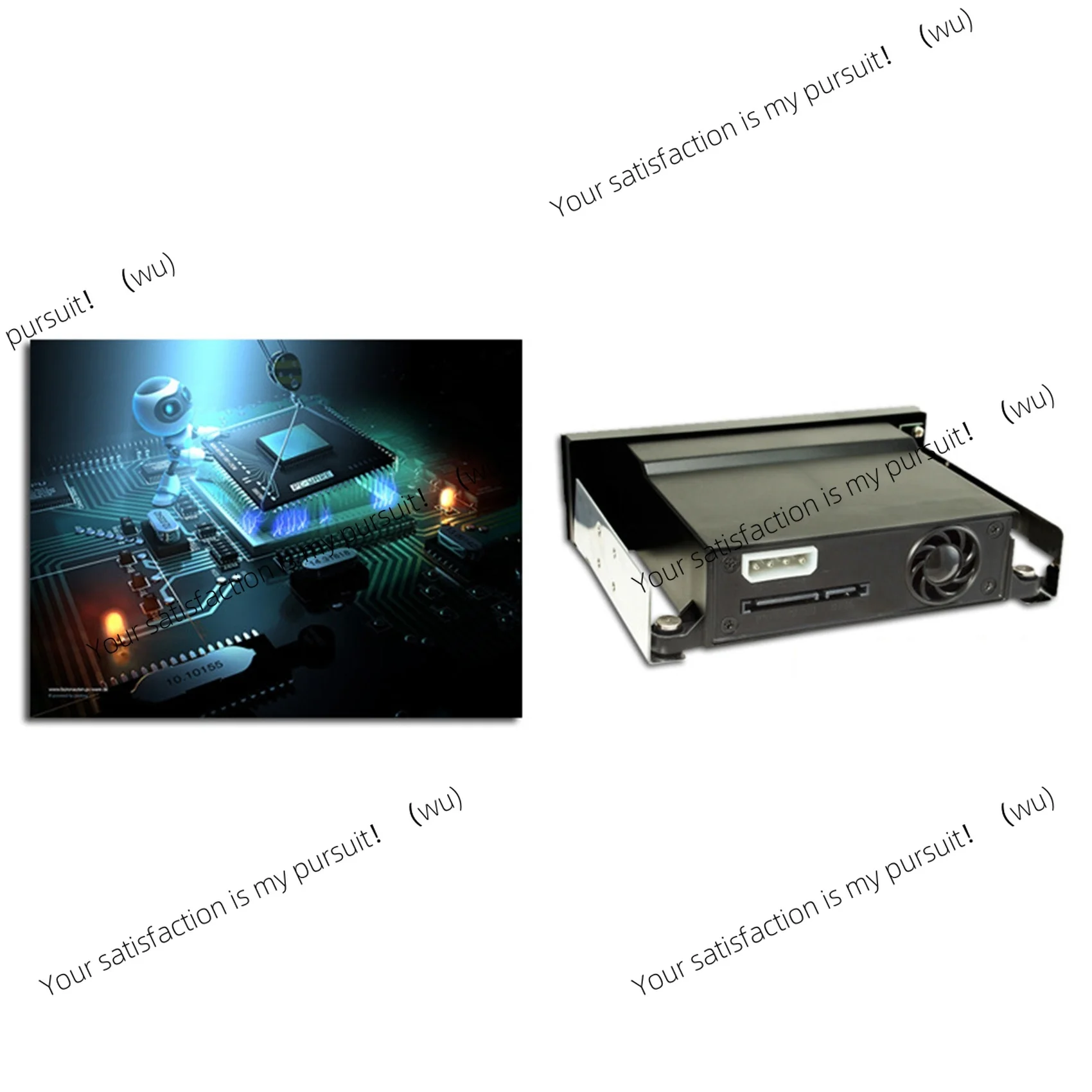 New 5.25-inch Rackless SATA III Hard Drive Back Panel Box Hot-swappable Mobile Stand Suitable for 2.5/3.5-inch HDDs