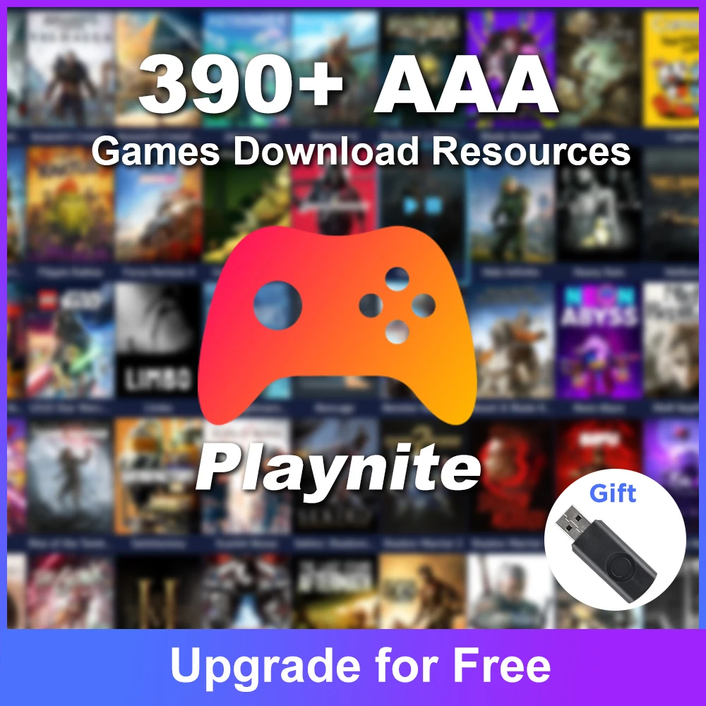 

390+AAA Game Download Resources Playnite System for PS4/PS3/PS2/Wii/WiiU/MAME/PSP/DC for Windows 8.1/10/11 Upgrade Game for Free