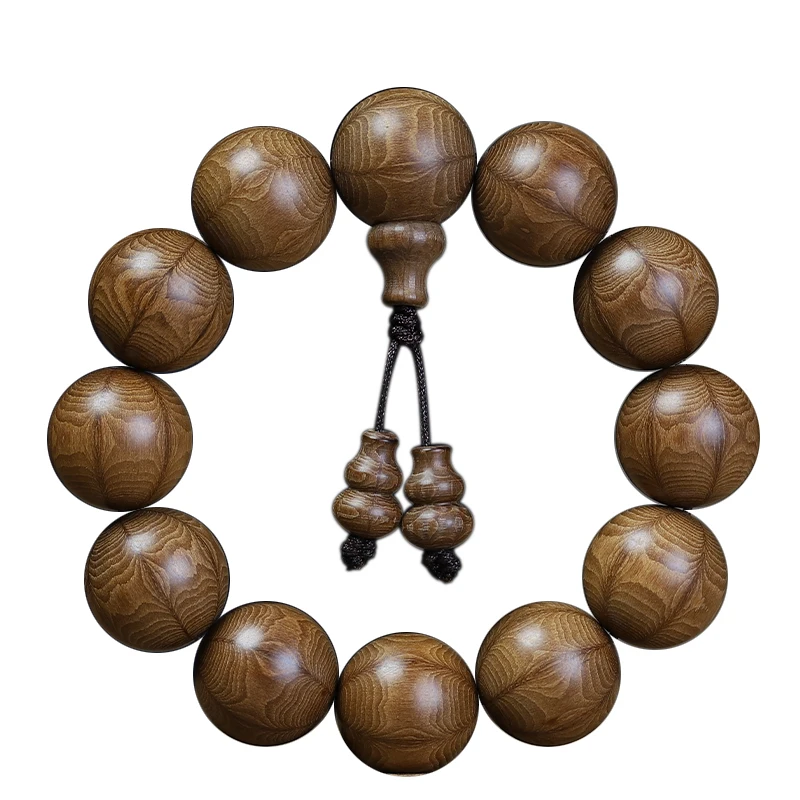 UMQ Abelia Bracelet Men's Buddha Beads 2.0 Ornament Log Old Materials Men's and Women's Crafts Watermelon Pattern Beads