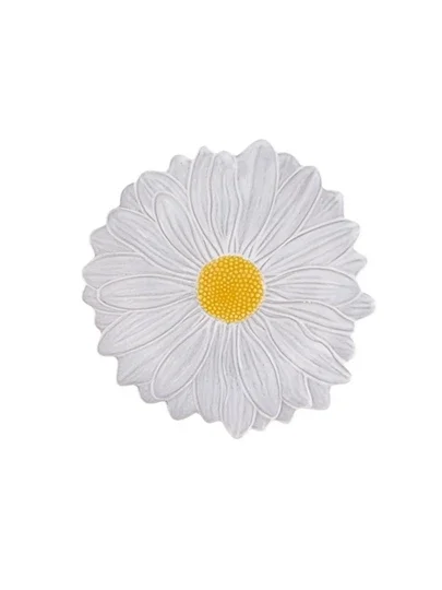 Handmade Porcelain Flower Daisy Calliopsis Tableware Dessert Saucer Plate