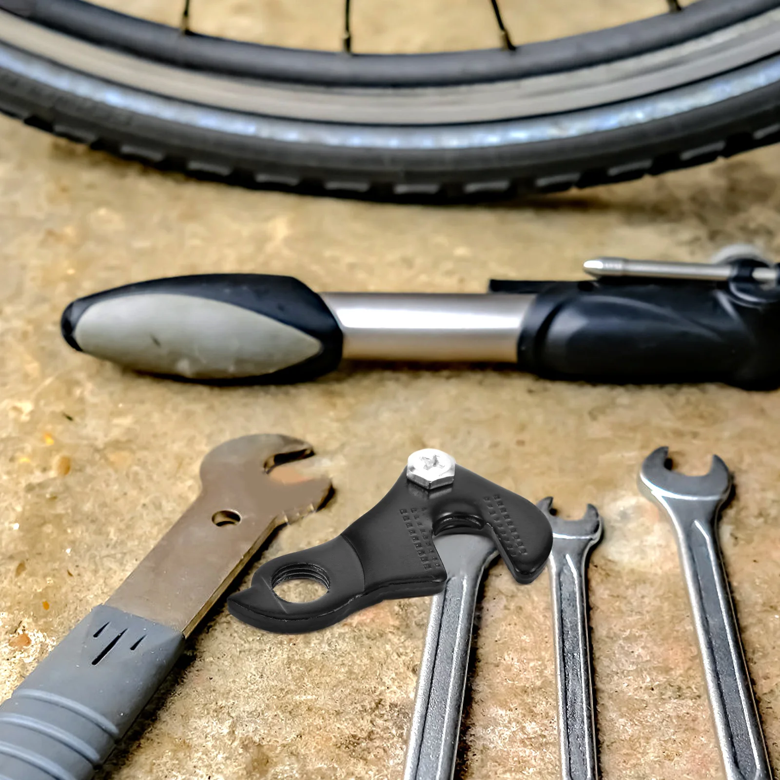 

Bicycle Rear Hanger Iron Tail Hook For Bike Durable Cycling Accessory Rear Derailleur Link Bike Repairing Accessory Hanger