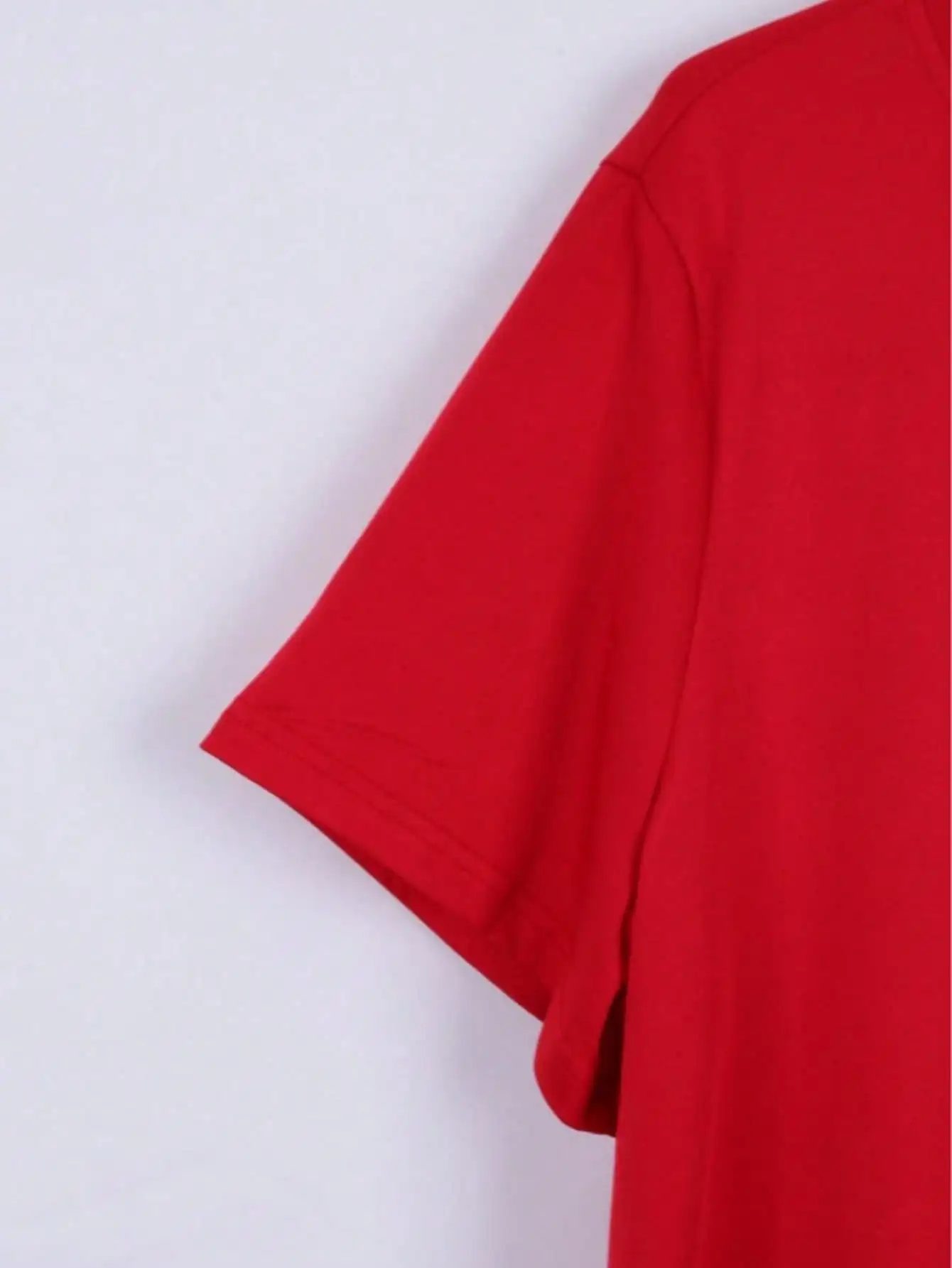 تي شيرت كاجوال بمقاس كبير، تي شيرت نسائي مطبوع عليه حروف كبيرة وأكمام قصيرة ورقبة دائرية، تي شيرت مطاطي طفيف، تي شيرت جرافيك للسيدات #3