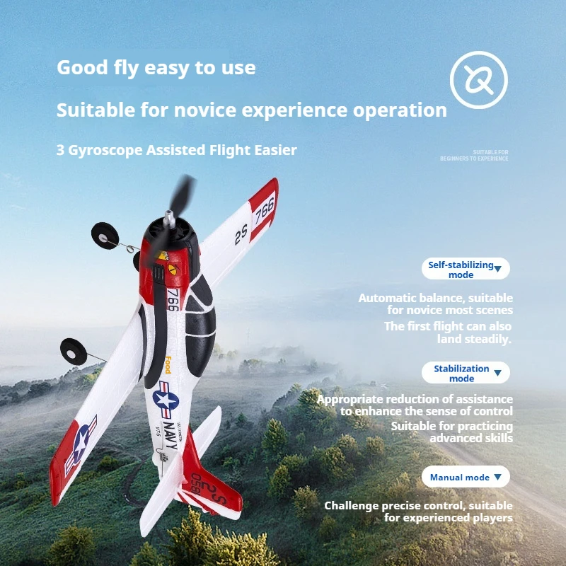 FMS 410 مللي متر T-28 طروادة أجنحة ثابتة تمهيدية الإلكترونية التحكم عن بعد طائرة نموذجية للمبتدئين الحرب العالمية الثانية نموذج طائرة #2