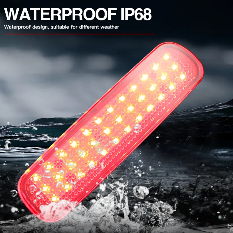 

2×LED Rear Brake Light Bumper Reflector Car Taillight Lamp Fog Lamp for Lexus LX470 for Toyota Land Cruiser Cygnus/LC 100-Series