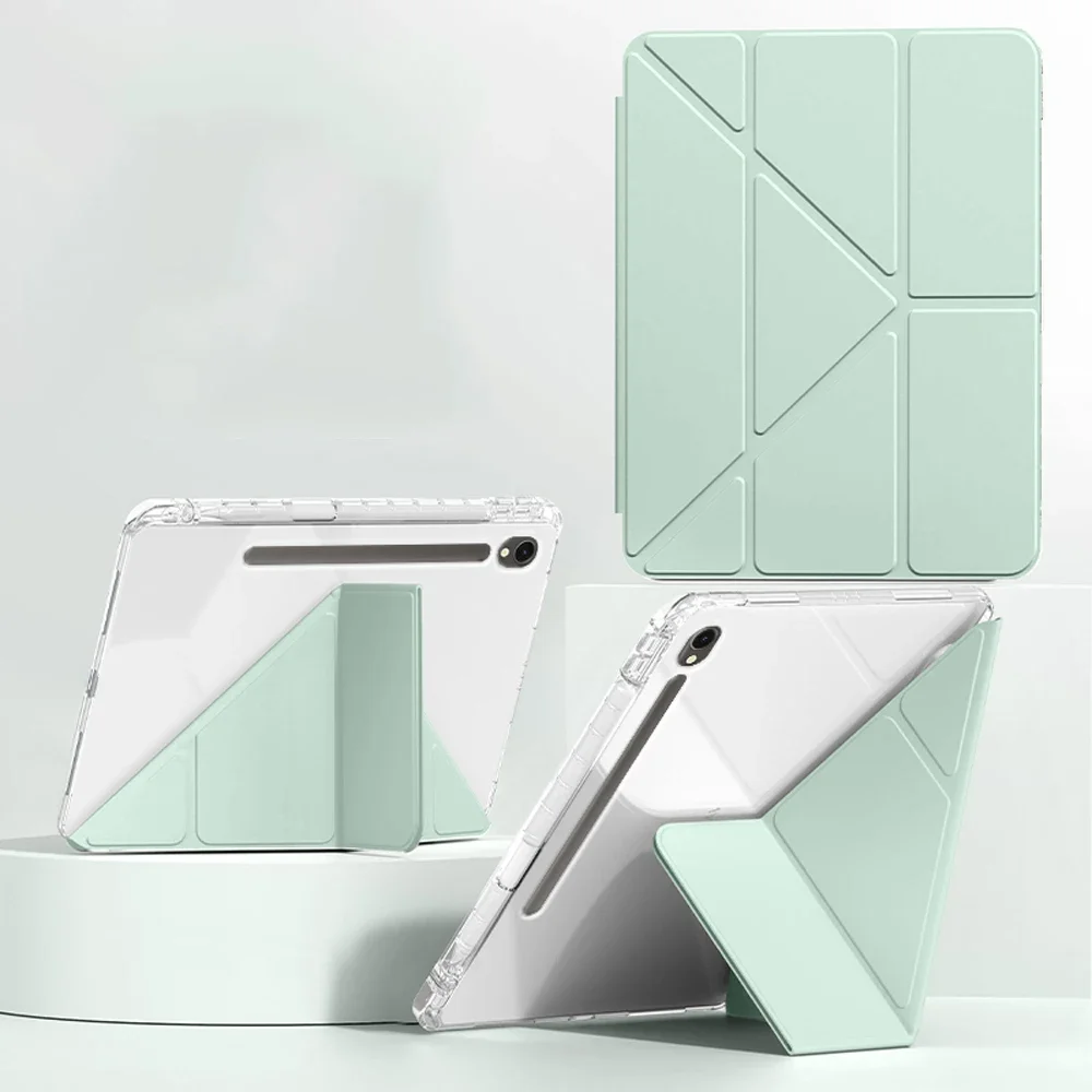 

Tablet Leather Case for Samsung Galaxy Tab S11 S6 Lite S7 S8 S9 S10 12.4 FE Plus Case Tab A8 A9 8.7 A9+ Plus Pencil Holder Cover