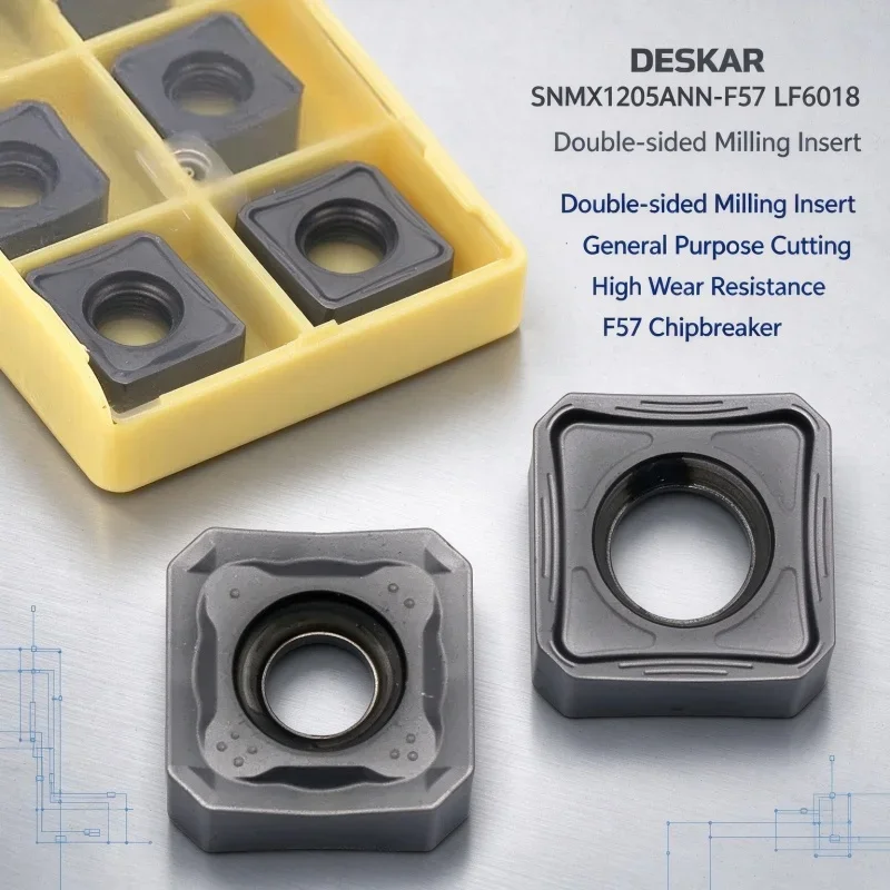 DESKAR SNMX1205ANN SNMX1206ANN SNMU120608EN LF6018 Carbide Insert SNMU SNMX Inserts