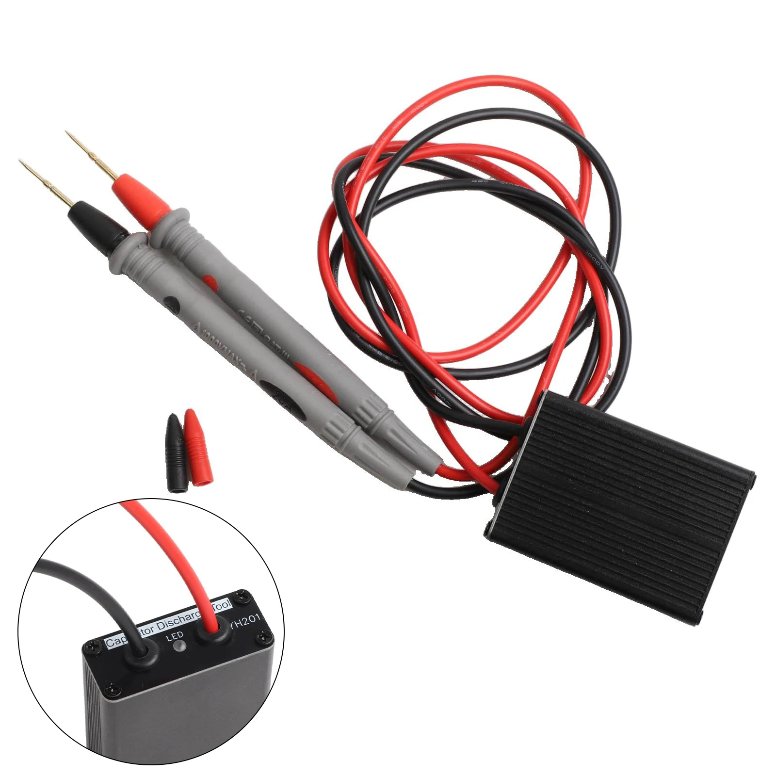 

Capacitor Discharge Tool Capacitor Arrester Safety Protection Tool DC 12-900V Discharge Fast Capacitor Discharge Solution