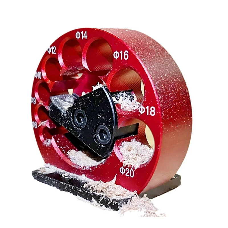 ร้อน! 8 หลุม Dowel Maker Jig Kit 8 มม.-20 มม.ไม้ไฟฟ้าเจาะ Milling Dowel รอบ Rod เสริมเครื่องมือ