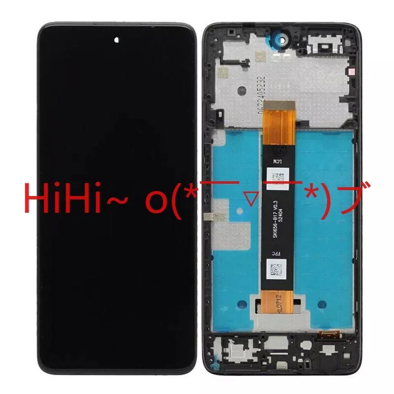 OEM TCL 50 XE 5G (T614WS) Дисплей ЖК-дисплей с сенсорным экраном и дигитайзером + рамка в сборе