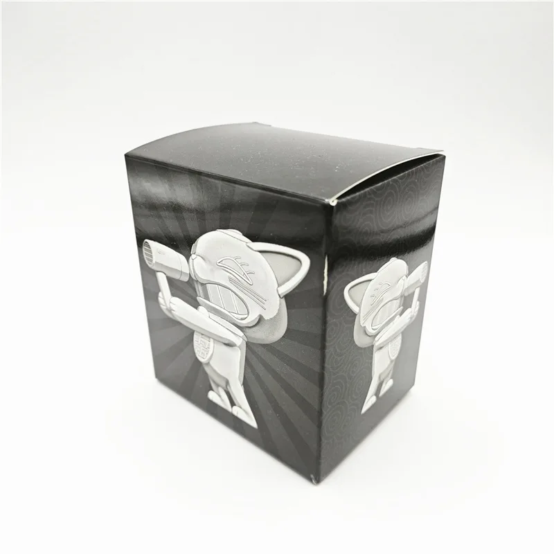 9cm anime dandadan figura turbo vovó o gato da sorte modelo brinquedo boneca aciton figura desktop carro ornamentos chá animal de estimação