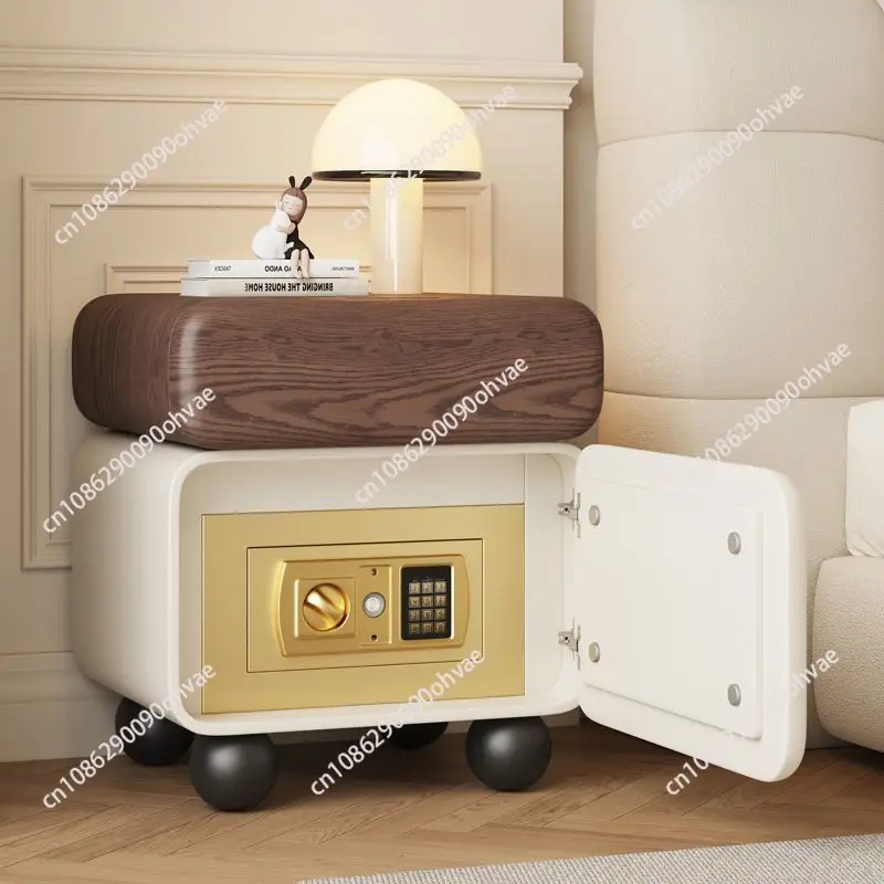

Умный прикроватный сейф-тумба — универсальный минималистичный современный многофункциональный небольшой сейф-шкаф для хранения вещей в спальне