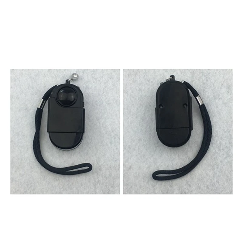 2 PCS Camping Travel Portable Mini PIR Infrared Motion Sensor Black Plastic 120DB Wireless Home Security Anti-Theft