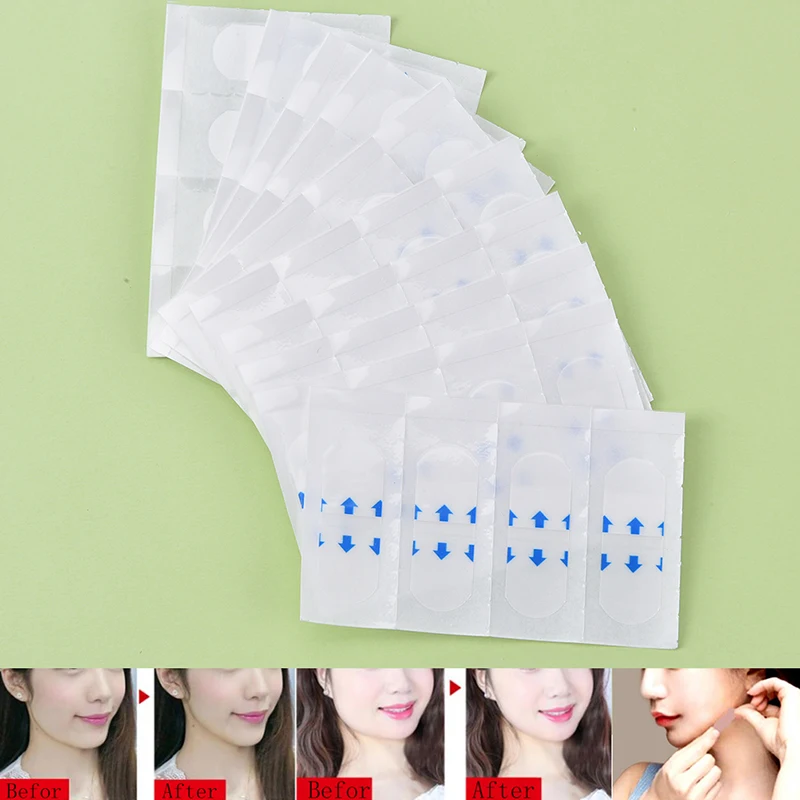 40pcs Lift Face Sticker Thin Face Stick Makeup Face Lift Tools Face Artifact Invisible Sticker Lift Chin Medical Tape