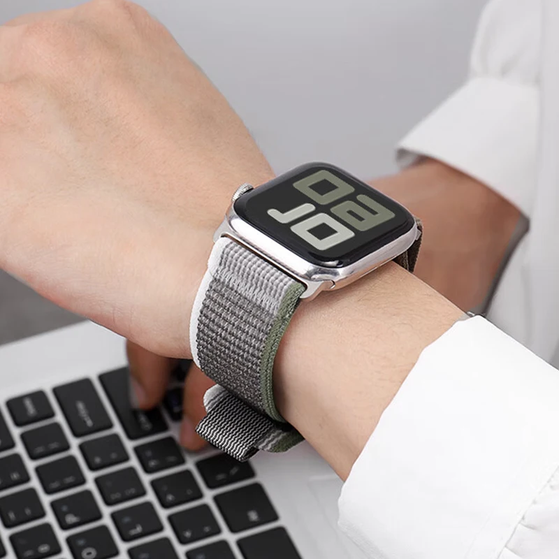 حلقة درب لساعة أبل الترا 2 الفرقة 49 مللي متر 44 مللي متر 40 مللي متر 45 مللي متر 41 مللي متر 42 مللي متر 38 كوريا سوار iWatch سلسلة 7/6/se 8 9 10 46 مللي متر الأشرطة