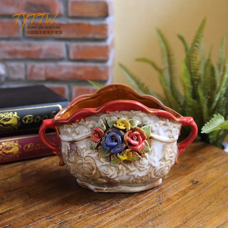 

CX home decoration, living room small vase ceramic handicraft ornament