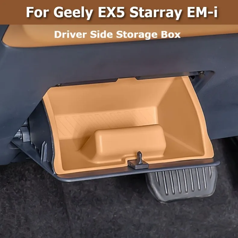 Für Geely Galaxy Starship 7 Starray EX5 EM-i 2025 2026 Unterfahrboden-Ablagefach für den Fahrer, Organizer, Autozubehör – Detail 1