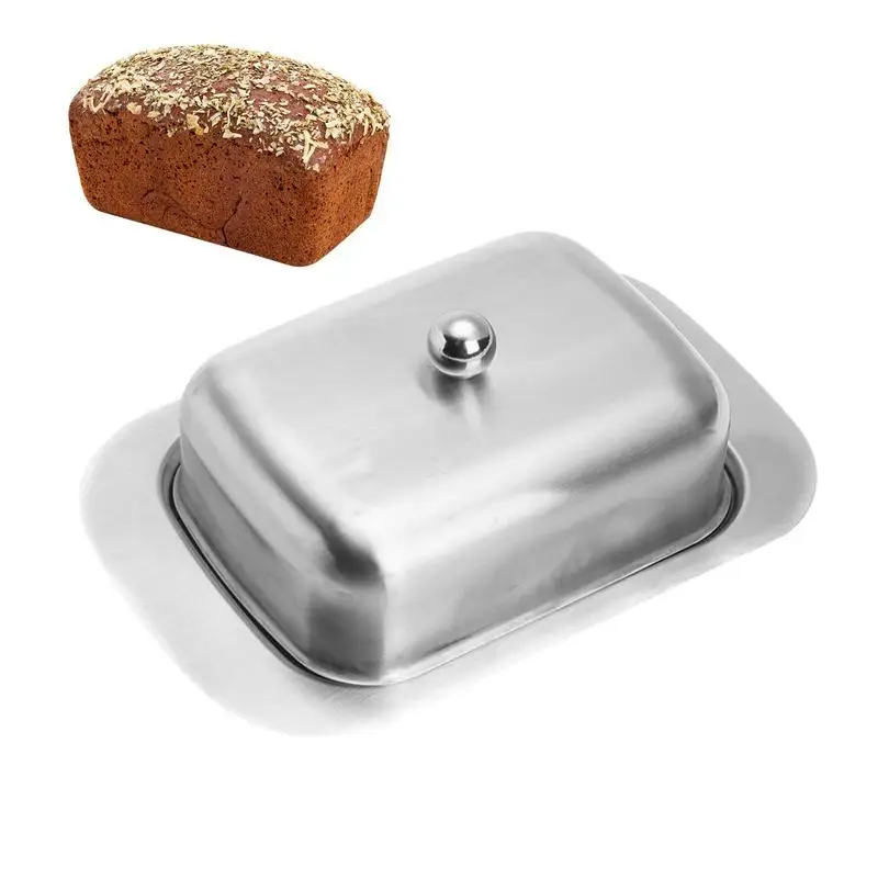 Butter Cutting Storage Box Transparent Butter Container Household Kitchen Baking Cheese Keeper Tray With Lid For Refrigerator