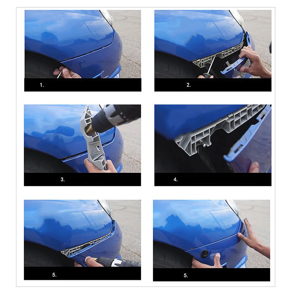 

2Pcs Engine Hood Lock Aluminum Alloy Mini Push Clip Wear Resistant Heat Proof Secure Bonnet Lock Car Accessories for Vehicles