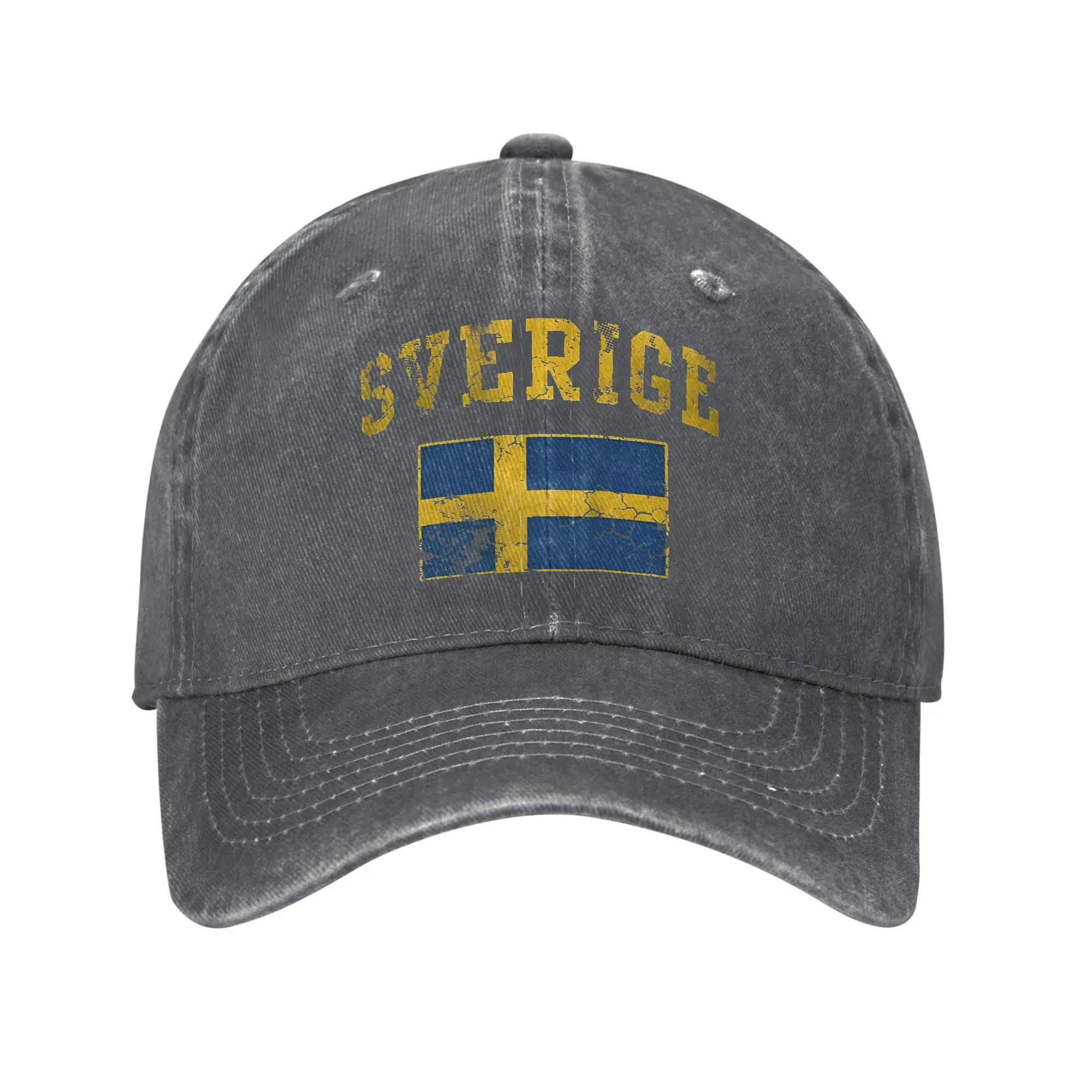 Baseball Cap Schweden Land Flagge Frühling y2k Lustige Trucker Hut Unisex Männer Design Outdoor Sport Heißer Verkauf Baseball Caps