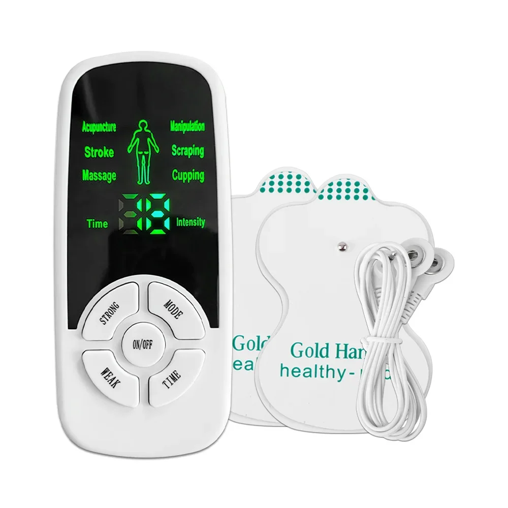 6 Modes TENS Unit Electric EMS Muscle Stimulator Pulse Full Body Massager Machine Massage Health Care Device