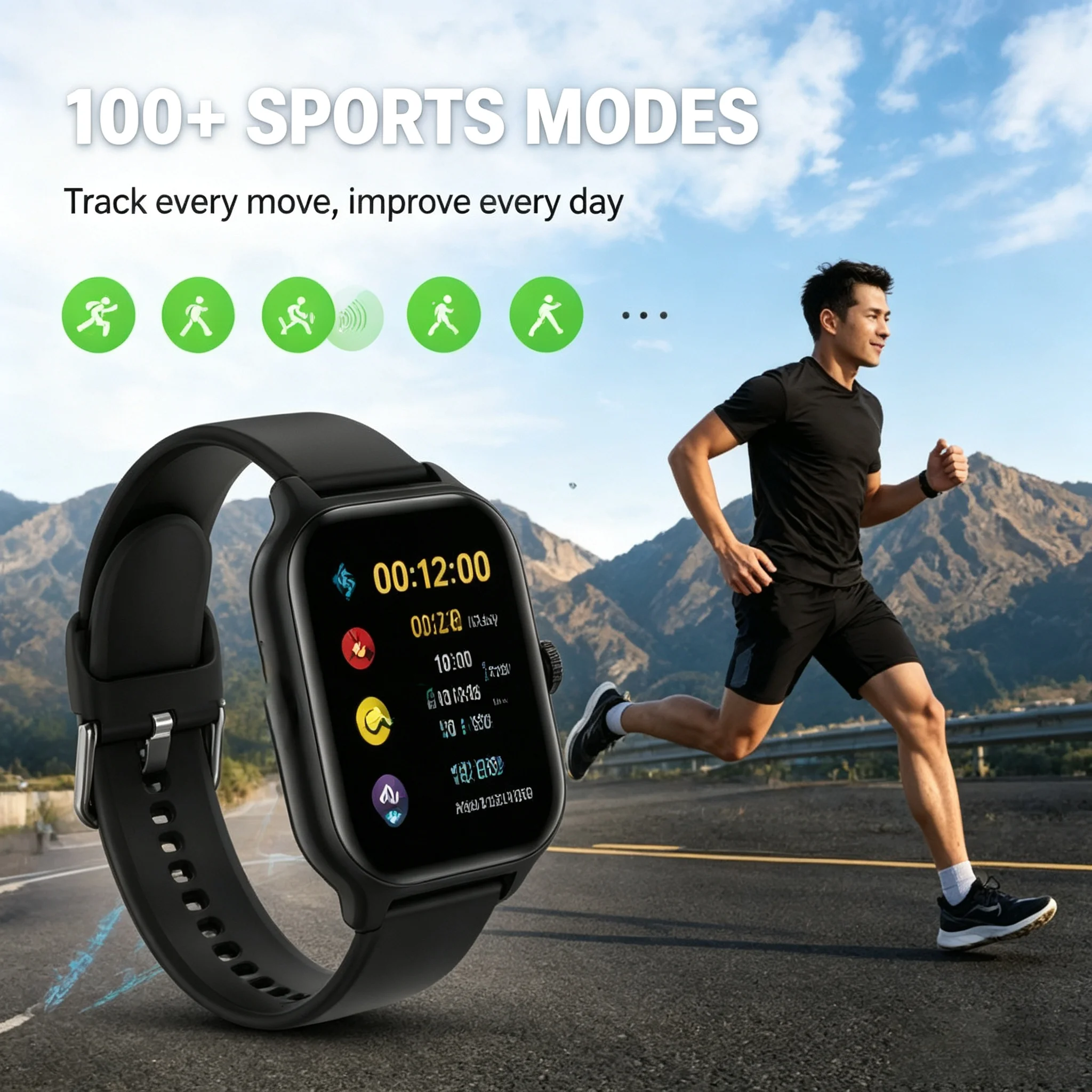 Smartwatch for Man Women Bluet - đánh giá và giá Diy Wearable Electronics