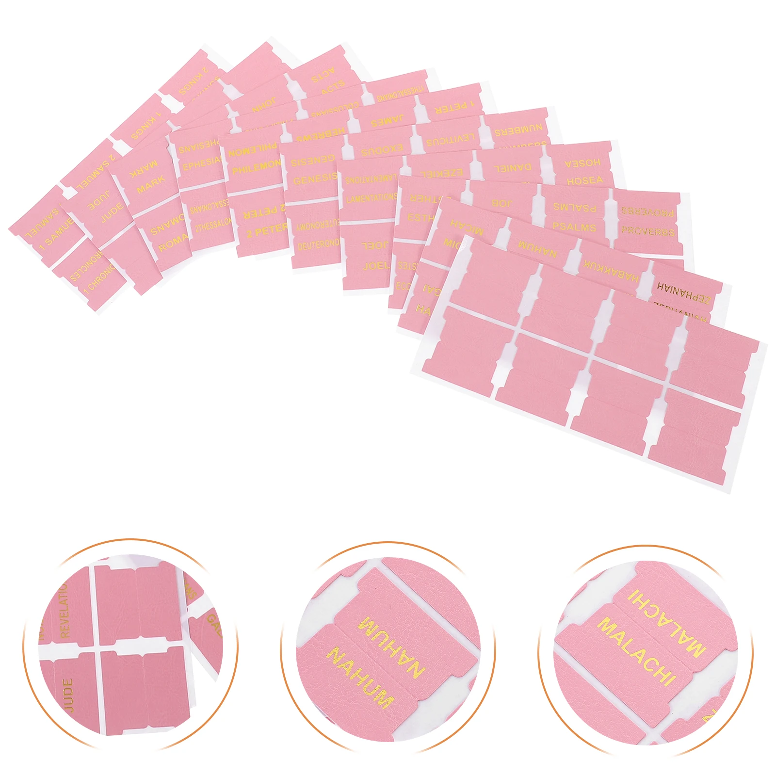 

1 set Index Tabs Pu Material Smooth Page Marker Students Graduates Study Accessories Reusable Bookmarks Blank