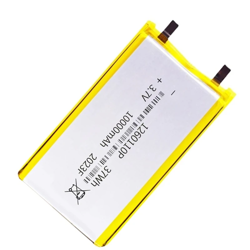 Pour TOYPOWER BANK GPS nouvelles Batteries bonne qualité 3.7 V 10000 mAH 1260110 batterie Li-ion polymère 3 pièces