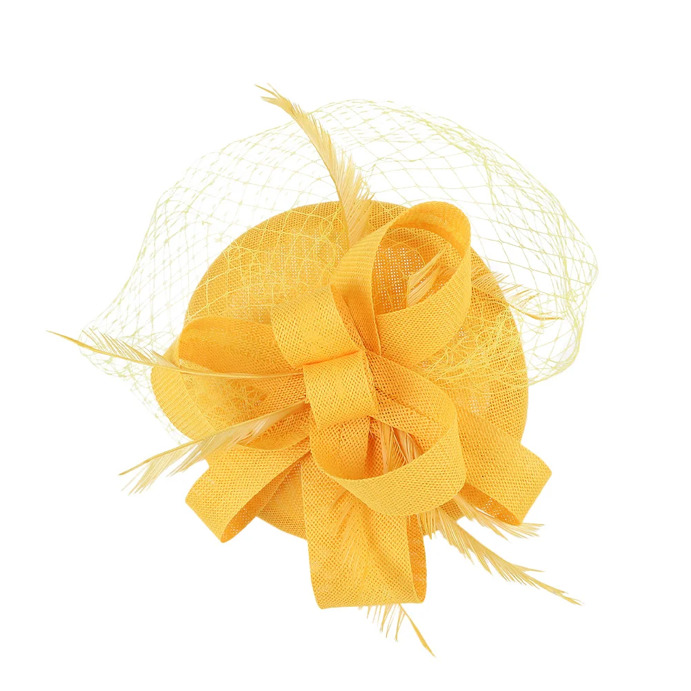 Haarband Haaraccessoire Tovenaar Hoofddeksel Voor Vrouwen Mesh Theekransje Hoed Banket Hoofdtooi Sluier Clip Maskerade Bruiloft