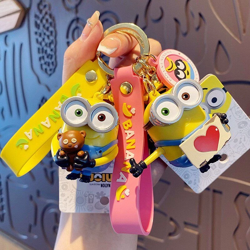 Llavero de Peluche de Bob Minion de Anime, Souvenir de Universal Studios, Portátil, Súper Premium, Muy Bonito, Genial, las Mejores Figuras de Juguete