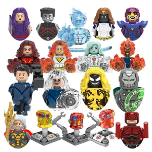 Marvel Legends Xây dựng đồ chơi gạch cho trẻ em, Ice Man, Deadpool, nhân vật hành động nhỏ, quà tặng, TV1017-1024 8 Bán hàng chính Ice Man Action Hình - №4