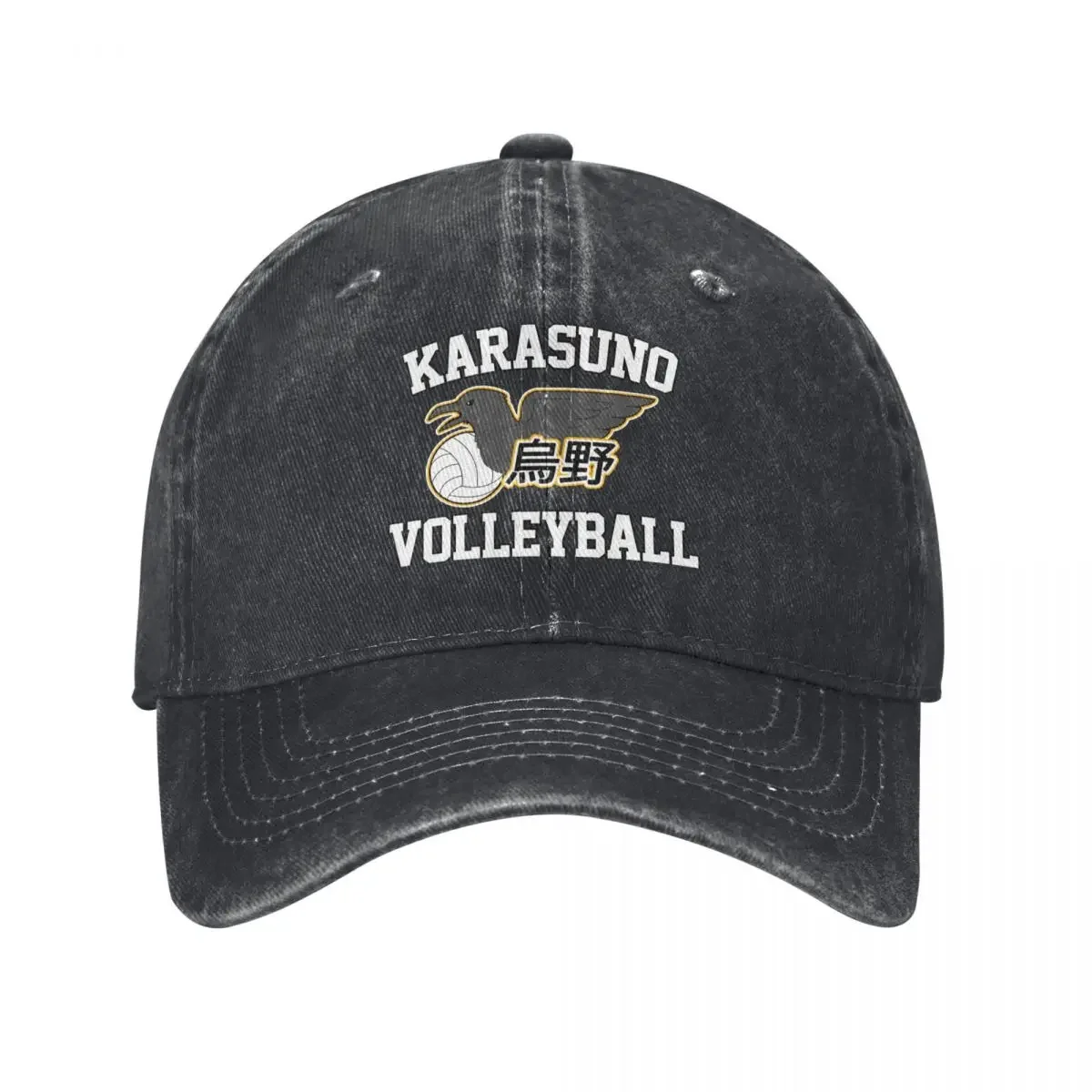 Haikyuu!! Anime Karasuno Volleyball Manga Men Women Baseball Cap Distressed Washed Caps Hat Classic Snapback Hat