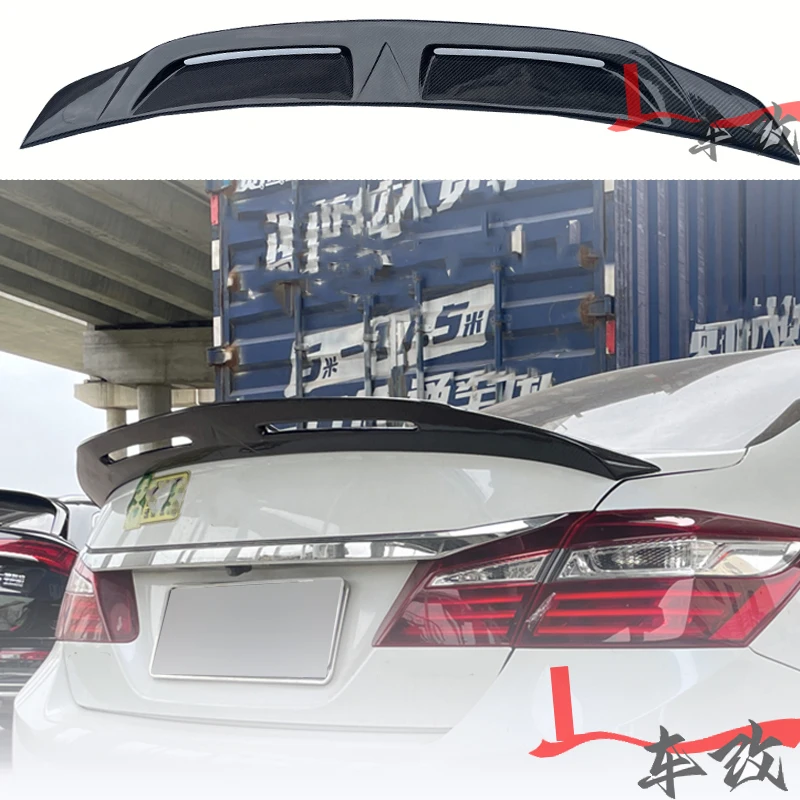 For Honda 2014 2015 2016 Accord 9th Generation Spoiler  Accord Spoiler High Quality 100% Pure Carbon Fiber Material Rear Wing