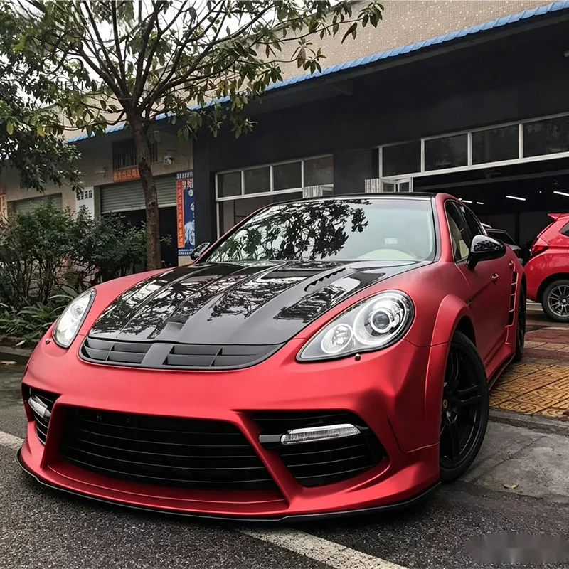Suitable for Porsche Panamera 970.1, this MSY-style body kit includes a front , bumper, and rear spoiler